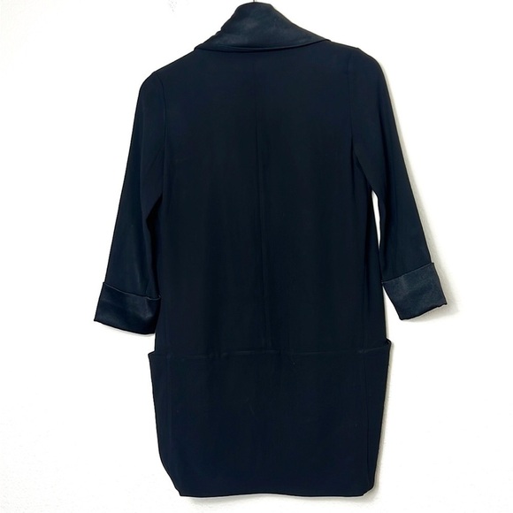 Wilfred Aritzia Chevalier Jacket Blazer Crepe Open Front 3/4 Sleeve - Picture 5 of 7